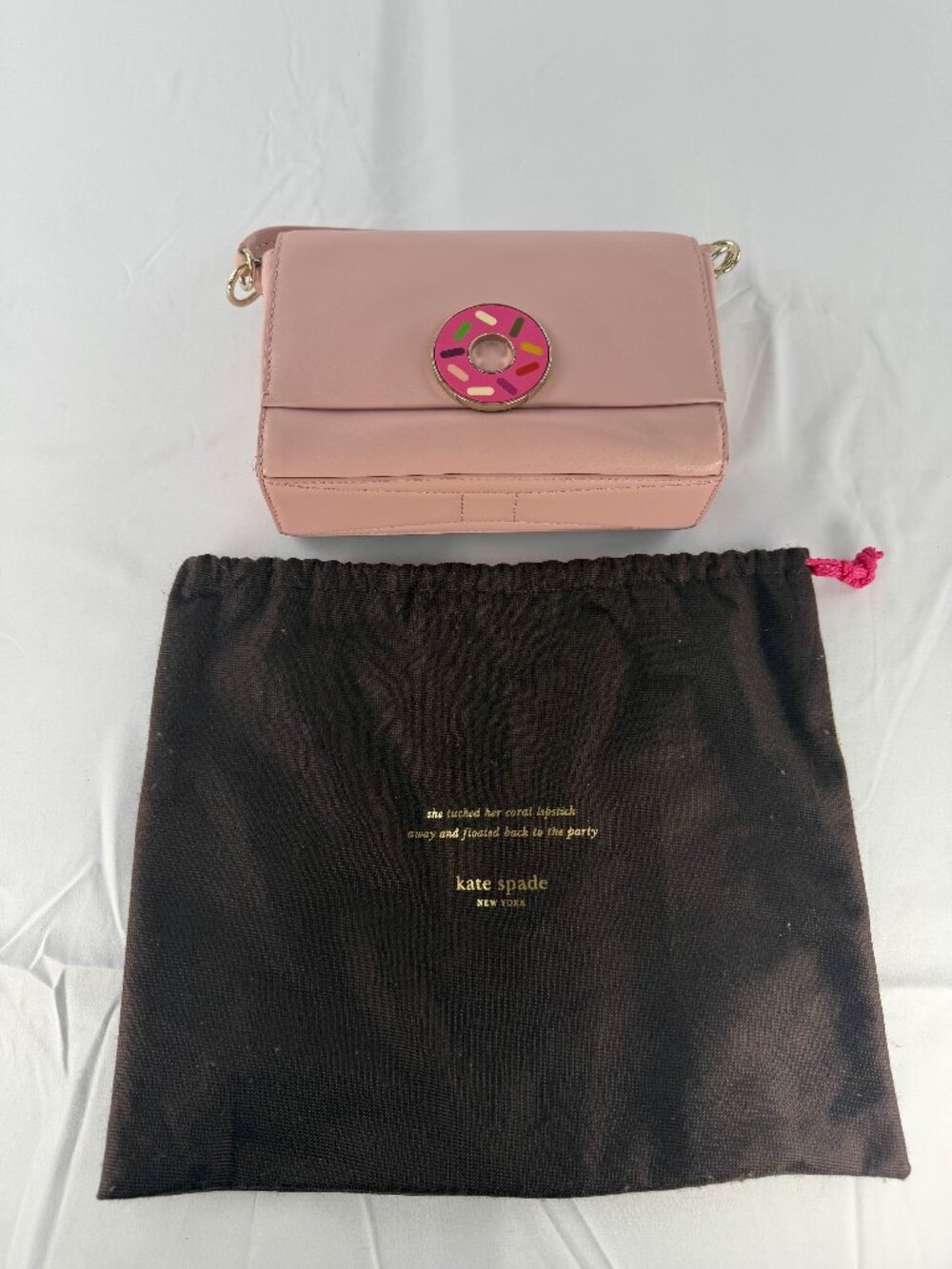 Kate Spade New York x Darcel Tobyn Satchel Crossbody Bag Doughnut NWDB